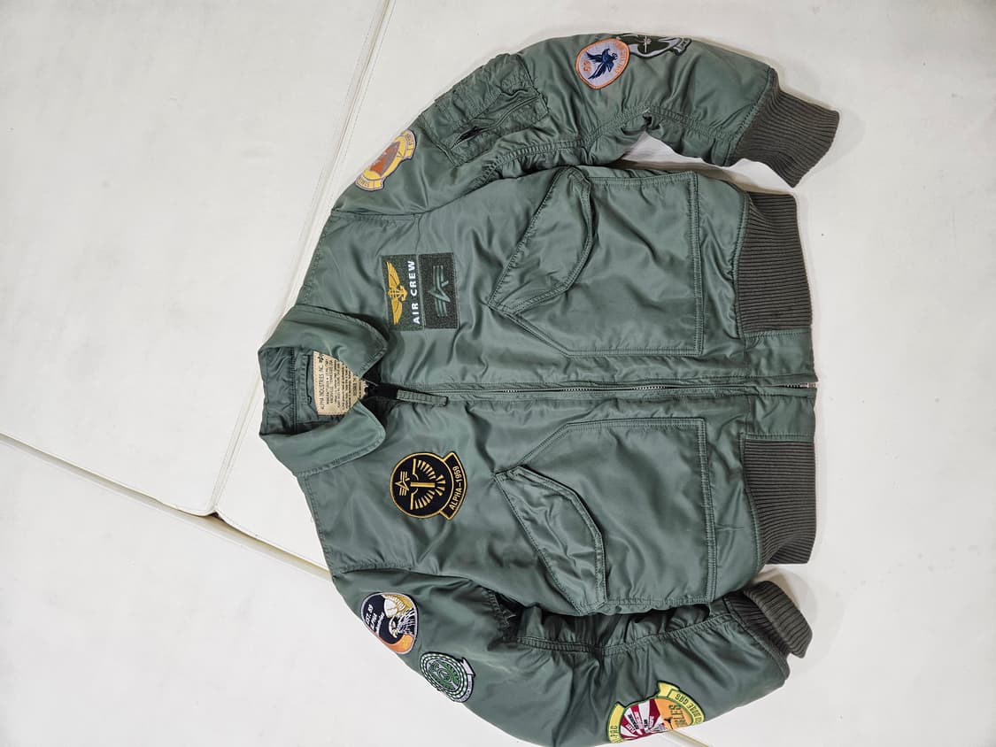 (L) 알파인더스터리 패치 항공자켓 상품이미지1