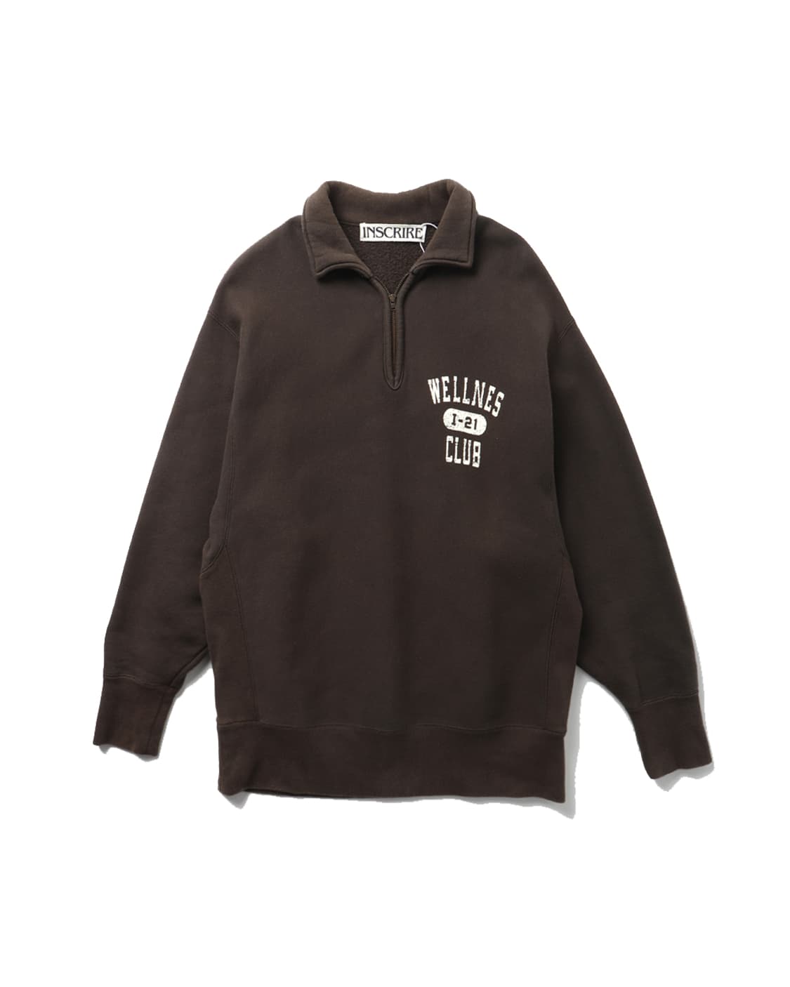 인스크라이어 INSCRIRE Half Zip Sweatshirt 상품이미지1
