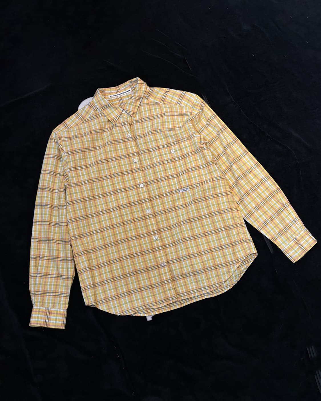 일본빈티지 mademoiselle non non 체크셔츠 상품이미지1