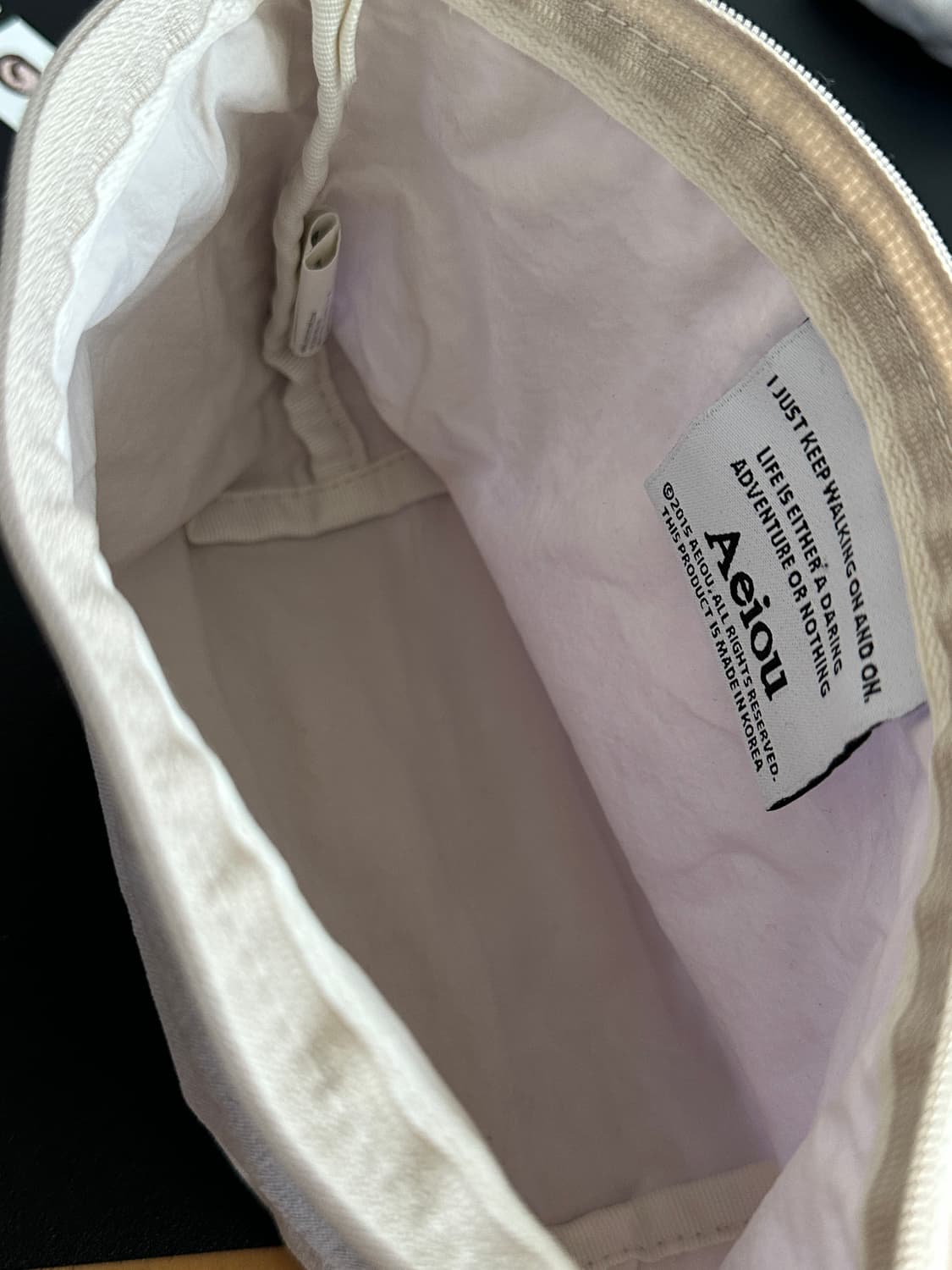 아에이오우 파우치 연보라 2종 상품이미지2