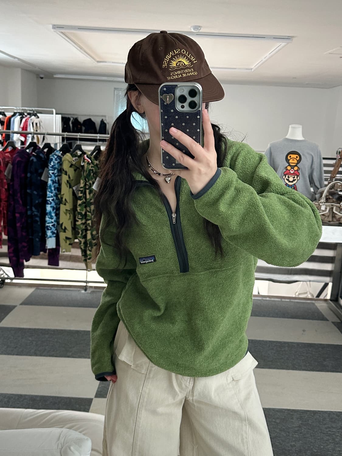 파타고니아 90s 신칠라 말차그린 마수피얼 플리스  상품이미지3