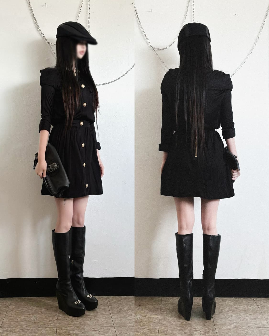 발망 14SS 올리비에 루스테인 버튼 원피스 상품이미지1