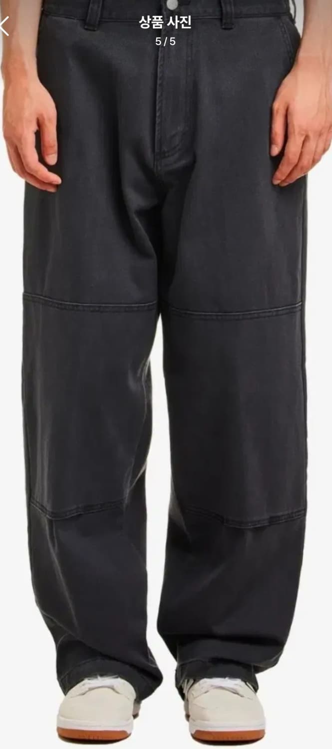 오베이 더블니 워커 데님 페이드 블랙 34size 상품이미지3