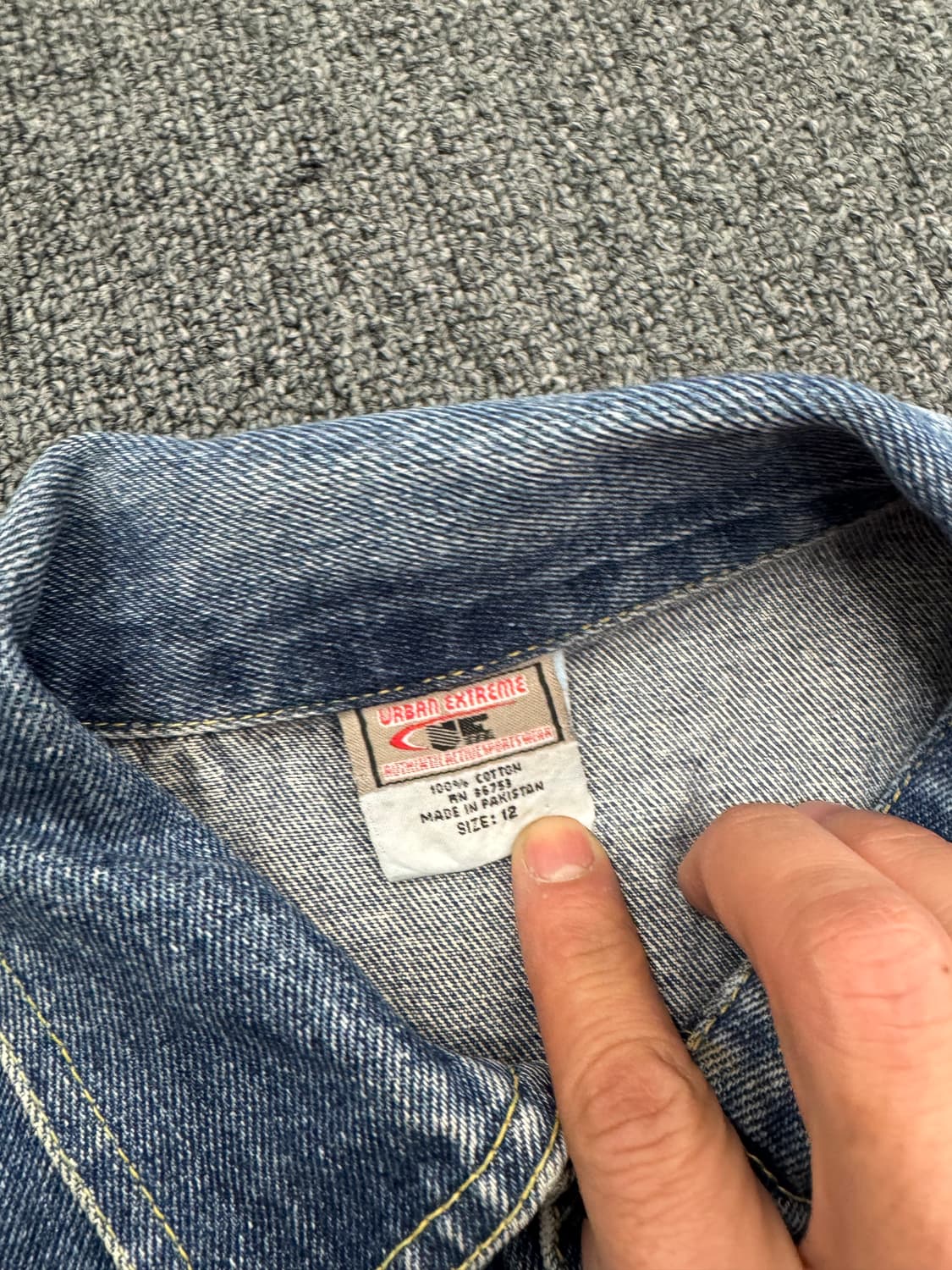 Vintage 자수 여성 데님자켓 상품이미지3