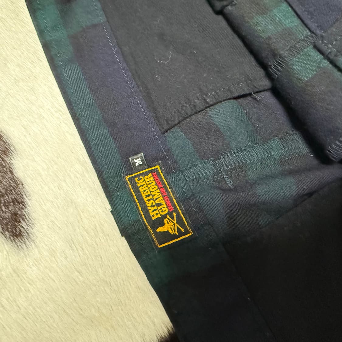 히스테릭글래머 체크 지퍼디테일 팬츠 상품이미지3