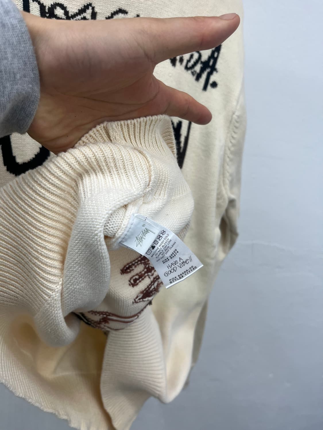 XL) STUSSY CARE LABEL KNIT 상품이미지7