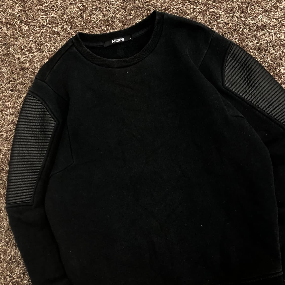 앤듀 바이커 패널 맨투맨 상품이미지2