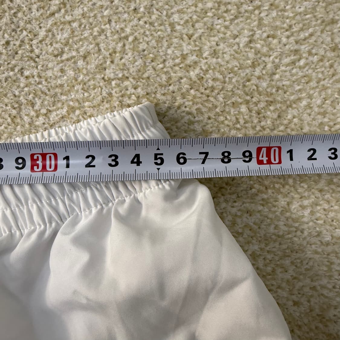 90 아디다스 화이트 우븐 조거팬츠 0121T2 상품이미지5