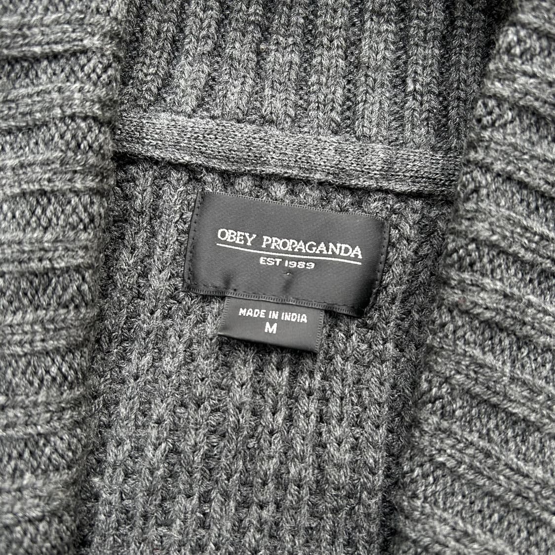 OBEY PROPAGANDA 숄카라 가디건 상품이미지4