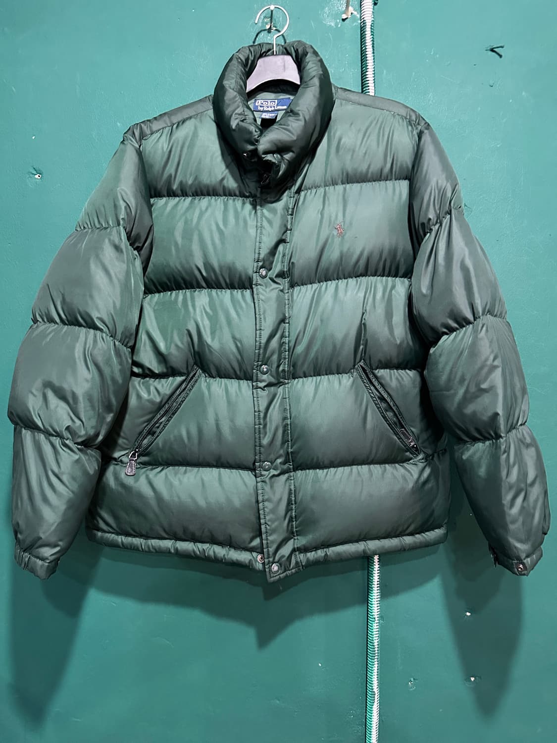 폴로 푸퍼패딩 그린 L 상품이미지1