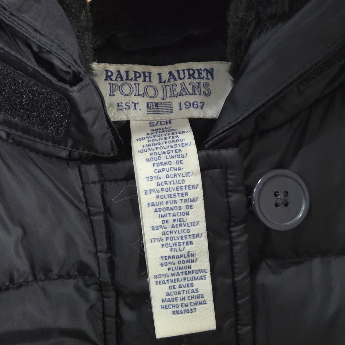 폴로진스 우먼 덕다운 숏패딩 S 상품이미지3