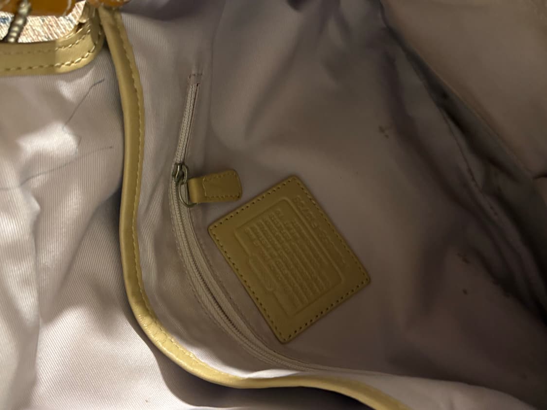 빈티지 코치 웨스턴 카멜 숄더백 상품이미지3