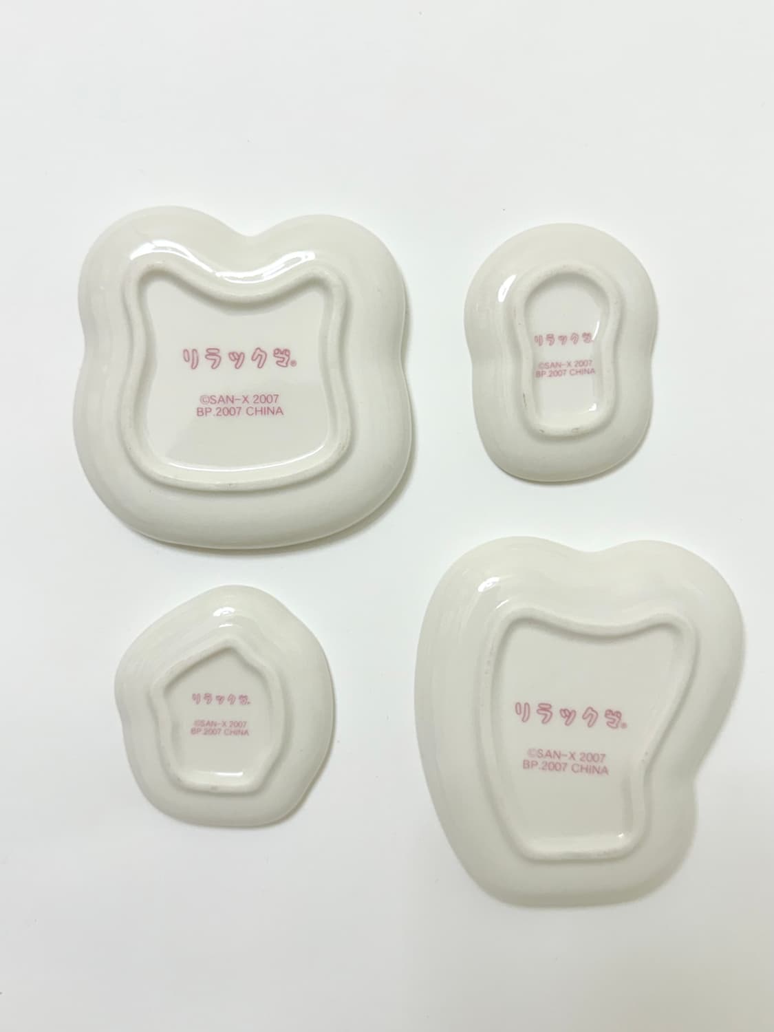 코리락쿠마 다이컷 미니 접시 트레이 4종 세트 상품이미지2