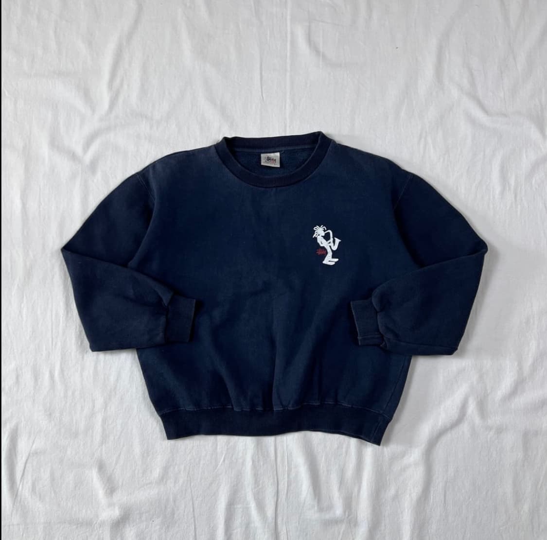 90s 스투시 쉐도우맨 드레드락 색소폰 맨투맨 상품이미지1