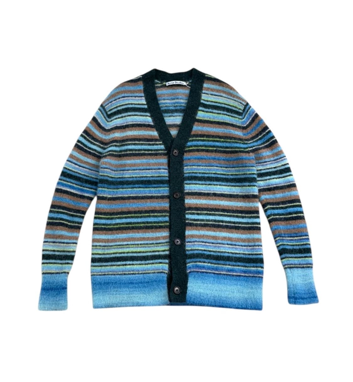 아크네 스튜디오 스트라이프 모헤어 가디건 상품이미지1