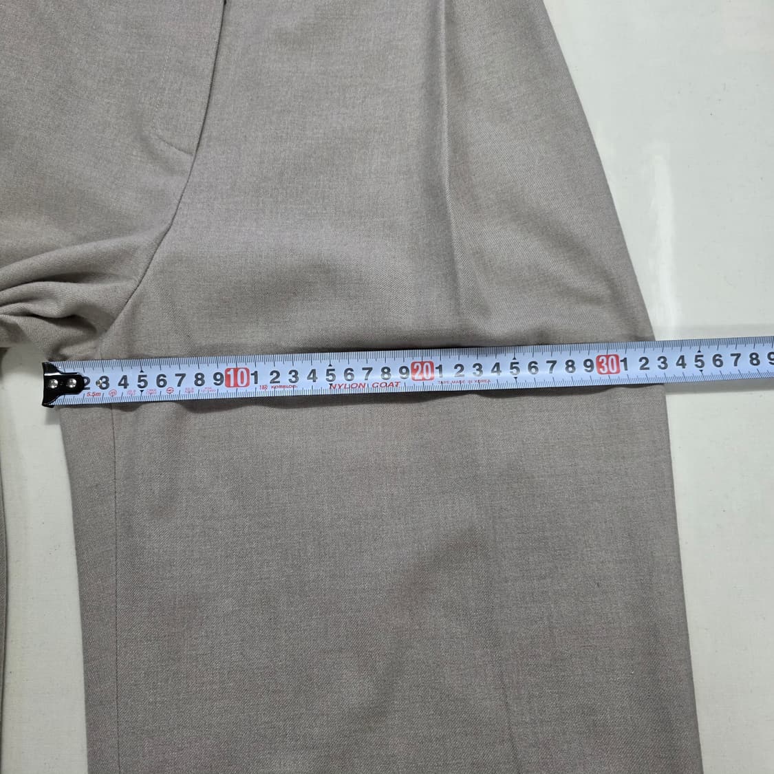 1178 mikve 베이지색 와이드 여성 바지 M 상품이미지4