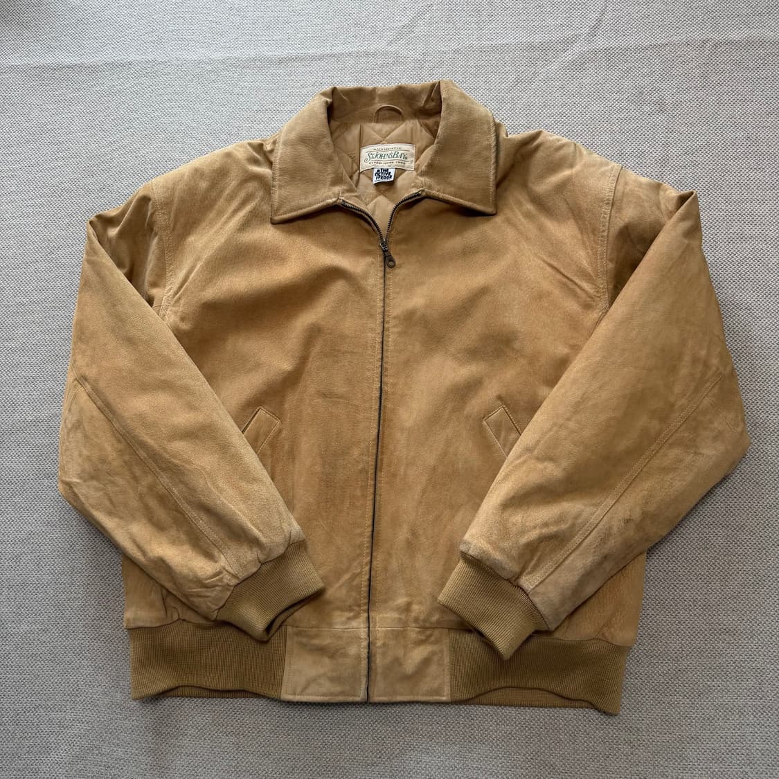 세인트존스베이 스웨이드 카라 바시티 자켓 상품이미지1