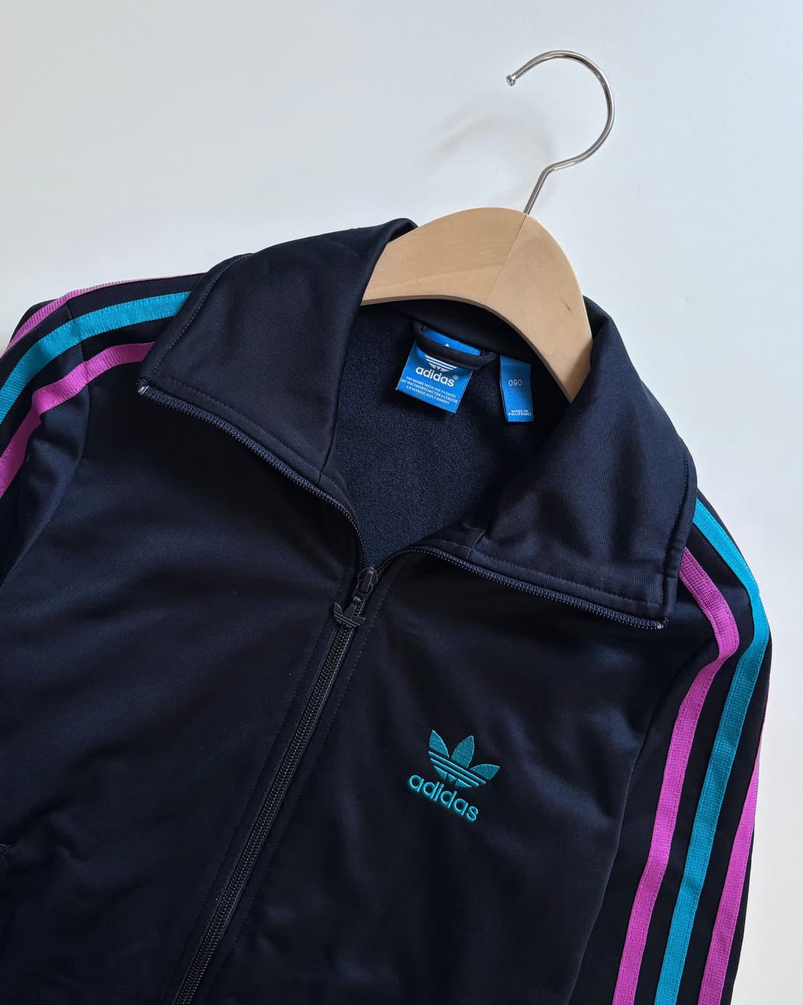 Adidas 아디다스 네이비컬러 파이어버드 멀티컬러 우먼라인 트랙탑 상품이미지7