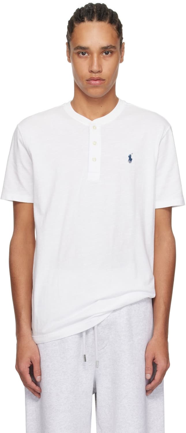폴로 랄프로렌 헨리넥 반팔 티셔츠 상품이미지1