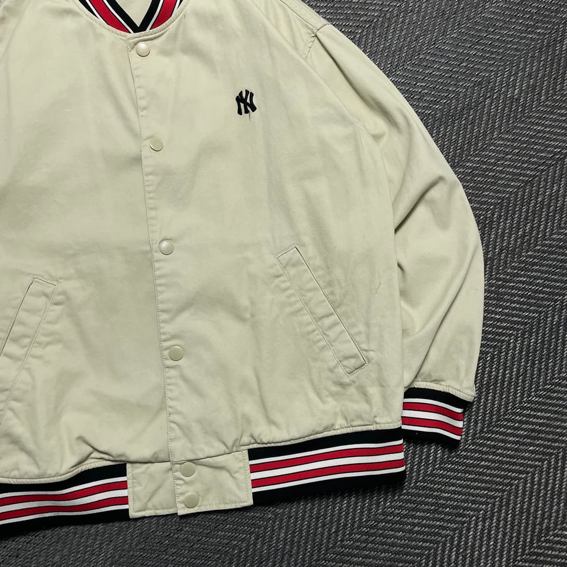 00s MLB 올드스쿨 뉴욕 양키스 베이스볼 바시티 자켓o 5281 상품이미지2