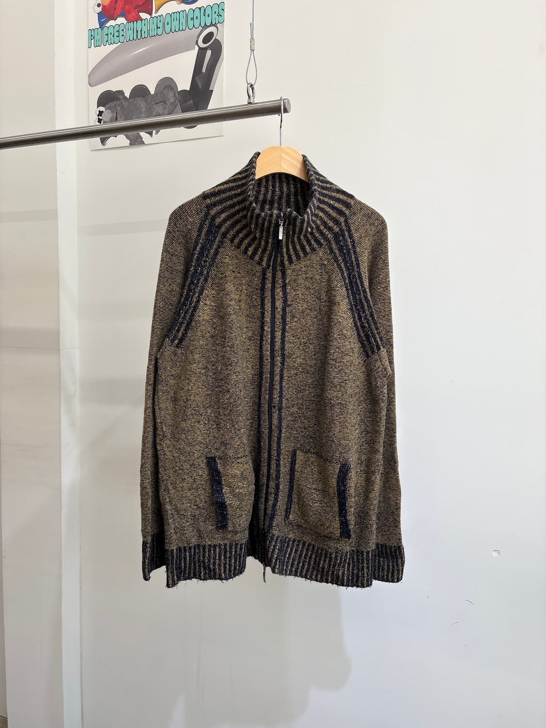 RAYMAYERS (Made in Italy) 니트집업 상품이미지1