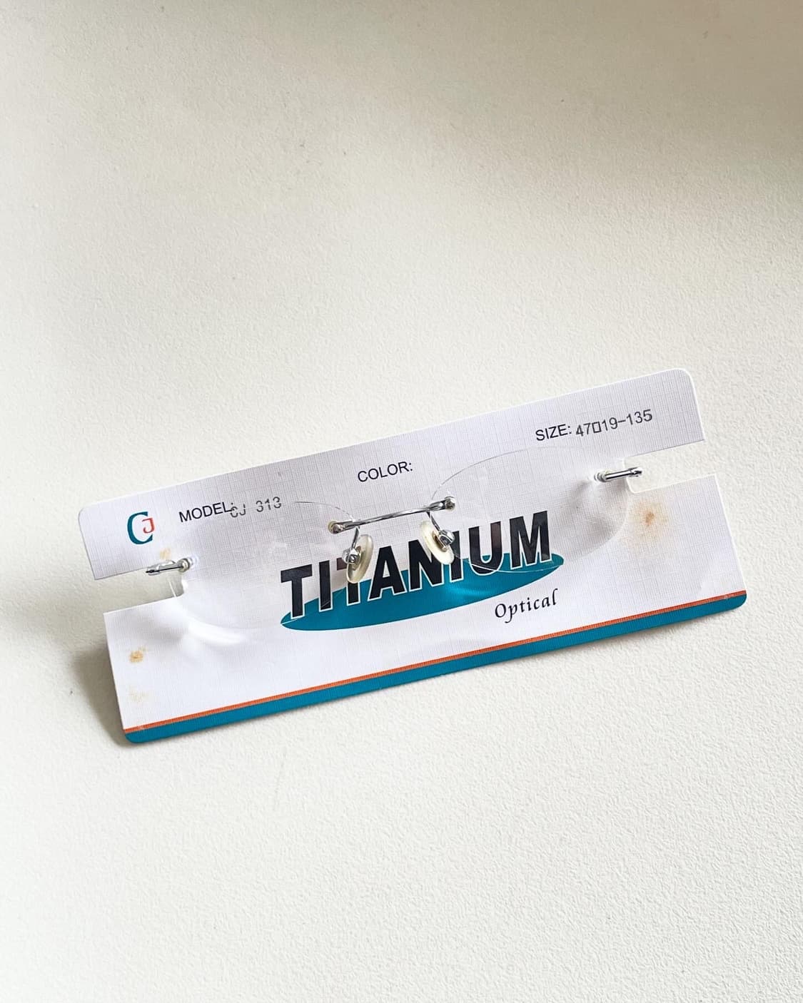 90s Titanium Optical 무테 빈티지 안경 상품이미지1