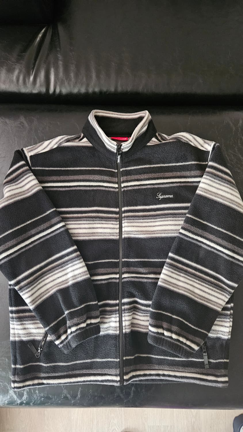 슈프림 스트라이프 플리스 집업 자켓 상품이미지2