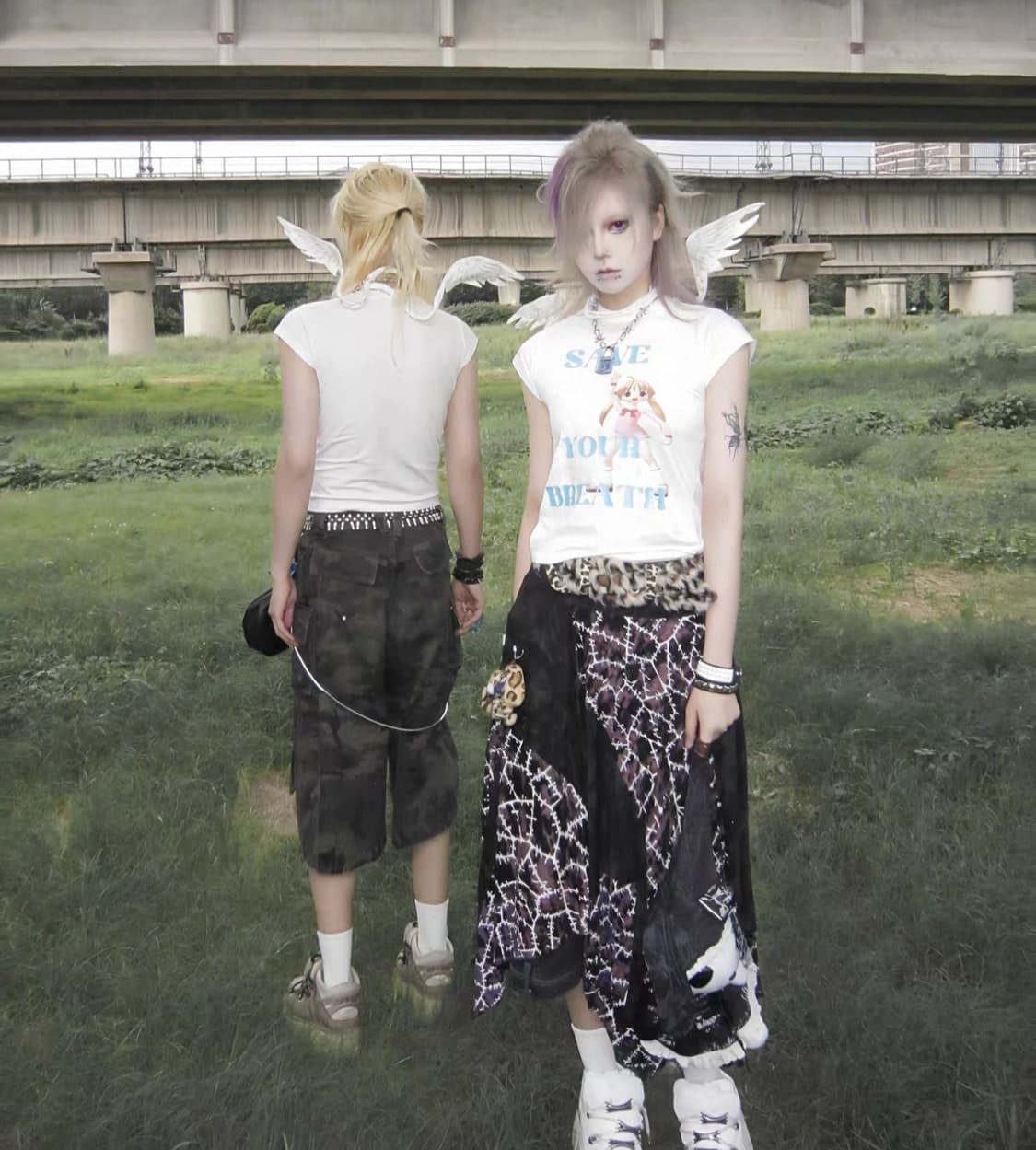 날개 천사 초커 목걸이 상품이미지2