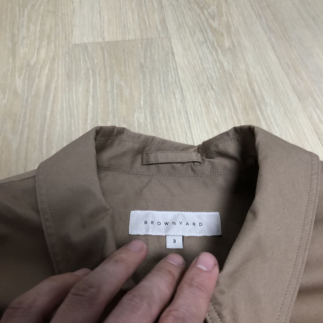 (3) 브라운야드 BROWNYARD 20 FW 라이트 하프 집업 브라운 상품이미지5