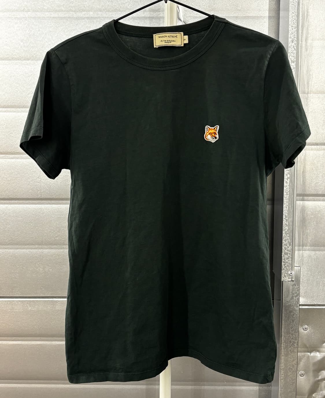 메종키츠네 폭스 헤드 반팔티 다크 그린 S 상품이미지6