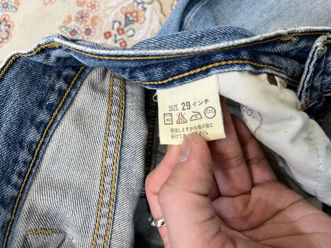 리바이스 704 95s 신치백 데님팬츠 상품이미지6