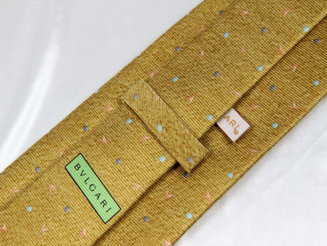 불가리 9.8cm S등급 세븐폴더 클래식 명품넥타이 상품이미지3