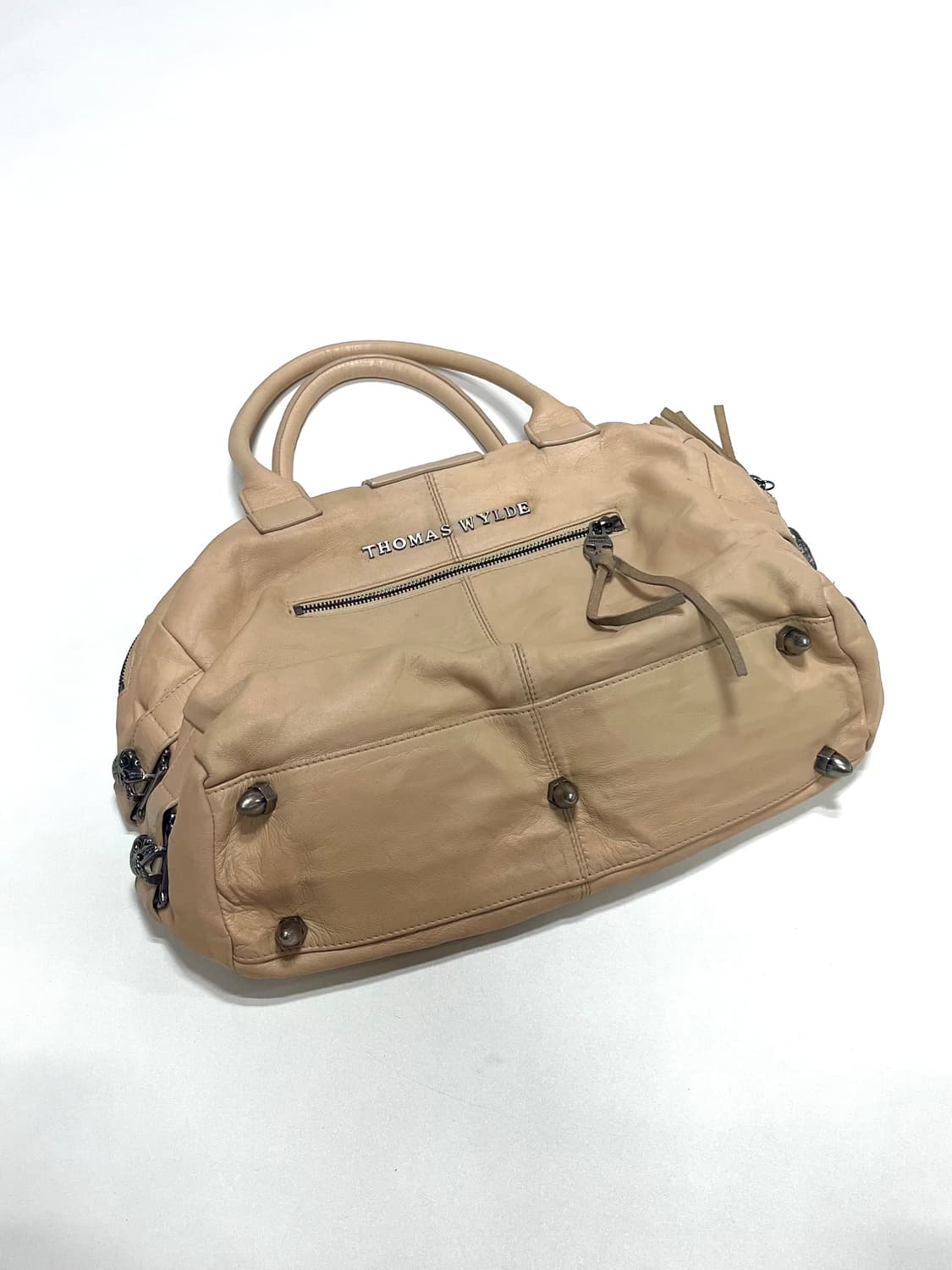 THOMAS WYLDE 스컬 레더 보스턴백 상품이미지10