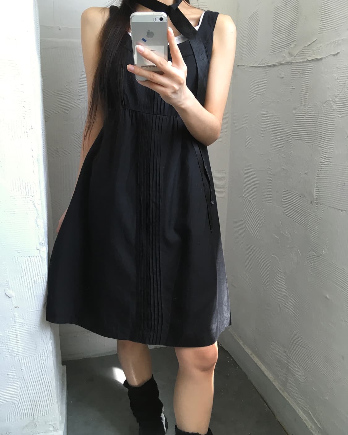 Burberry 버버리 블루라벨 블랙 슬리브리스 원피스 상품이미지4