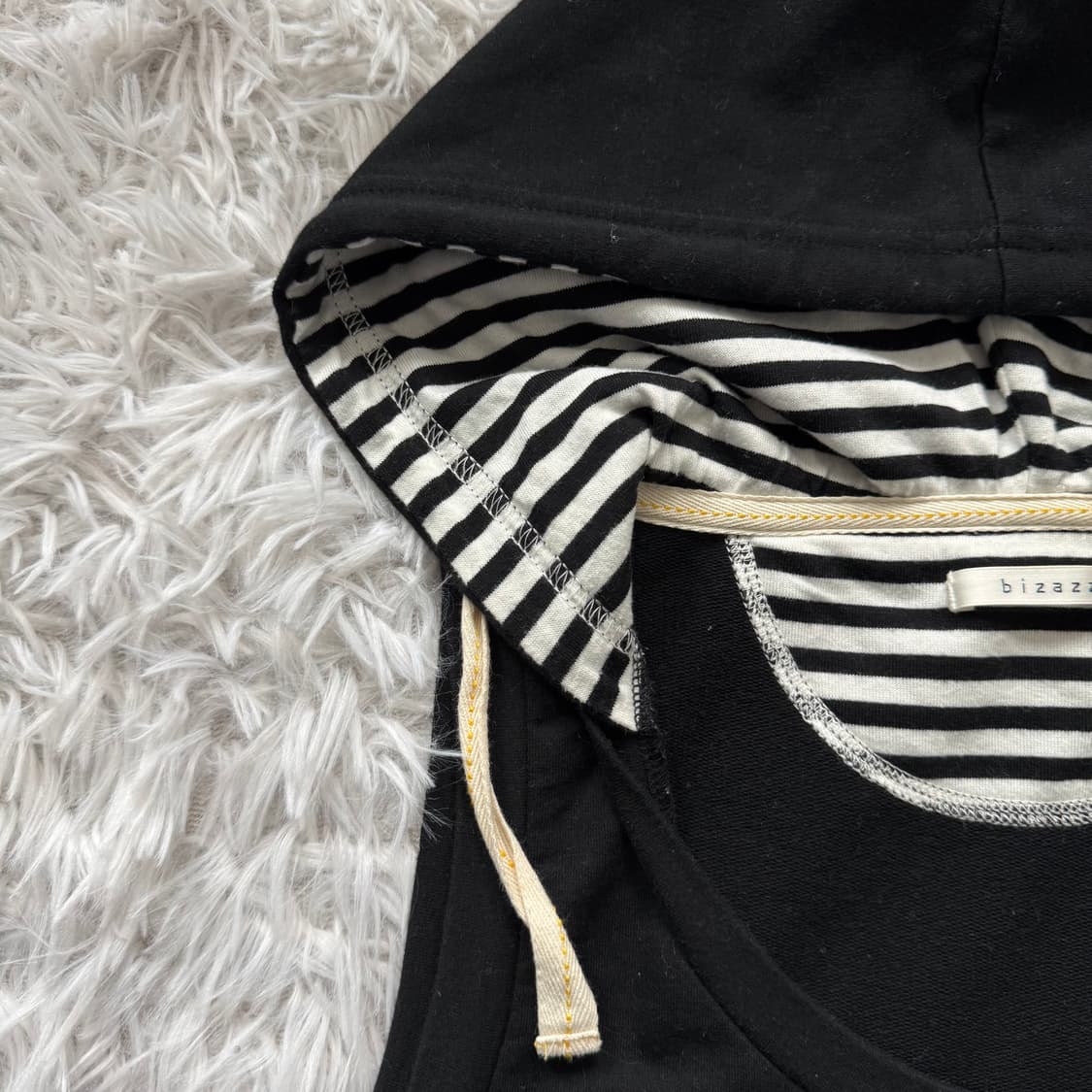 BIZAZZ 일본빈티지 y2k 후드티 노드 나시 후드 모리걸 M 37 상품이미지1