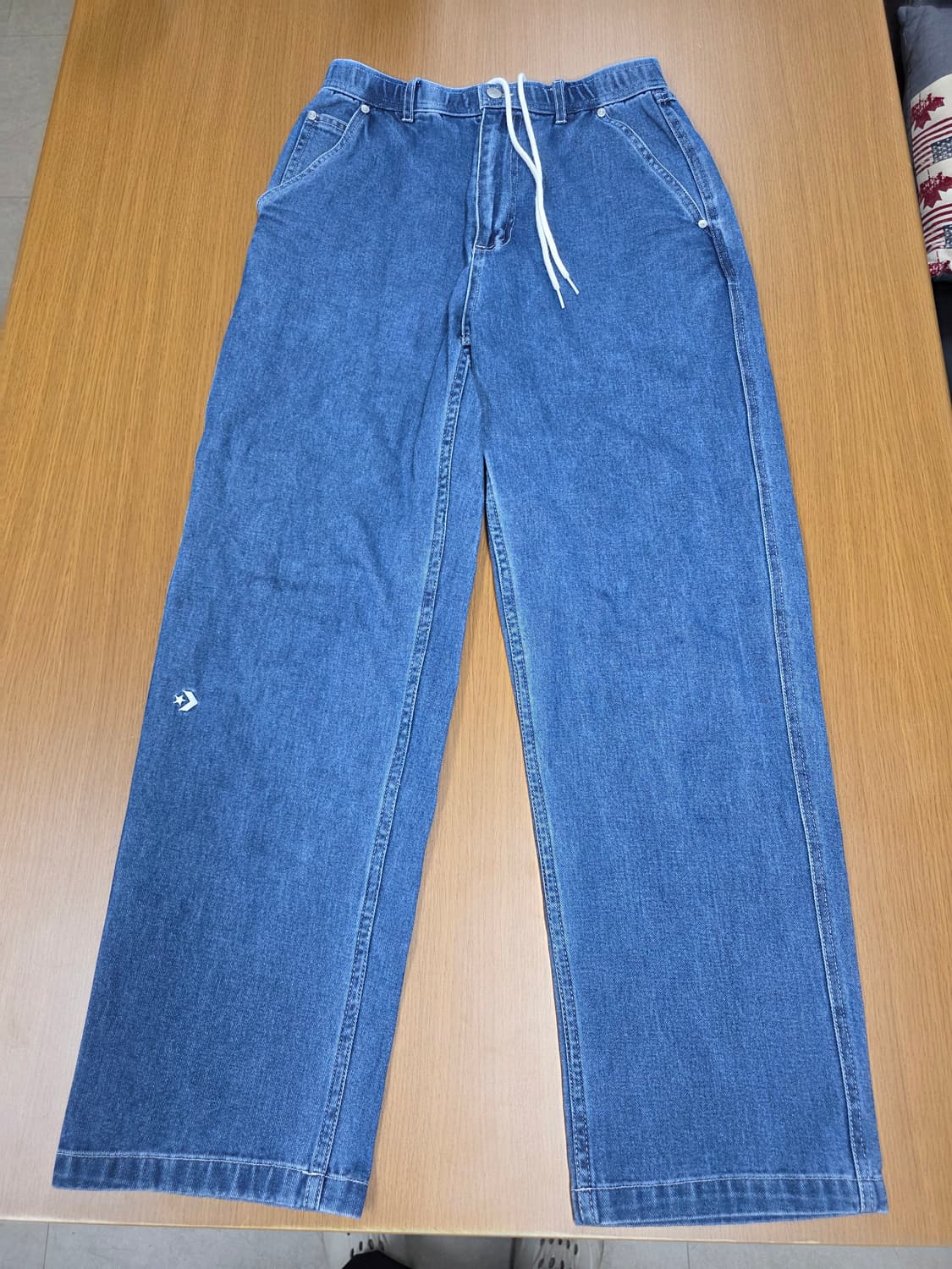 컨버스 배기핏 데님 팬츠 청바지 S 상품이미지1