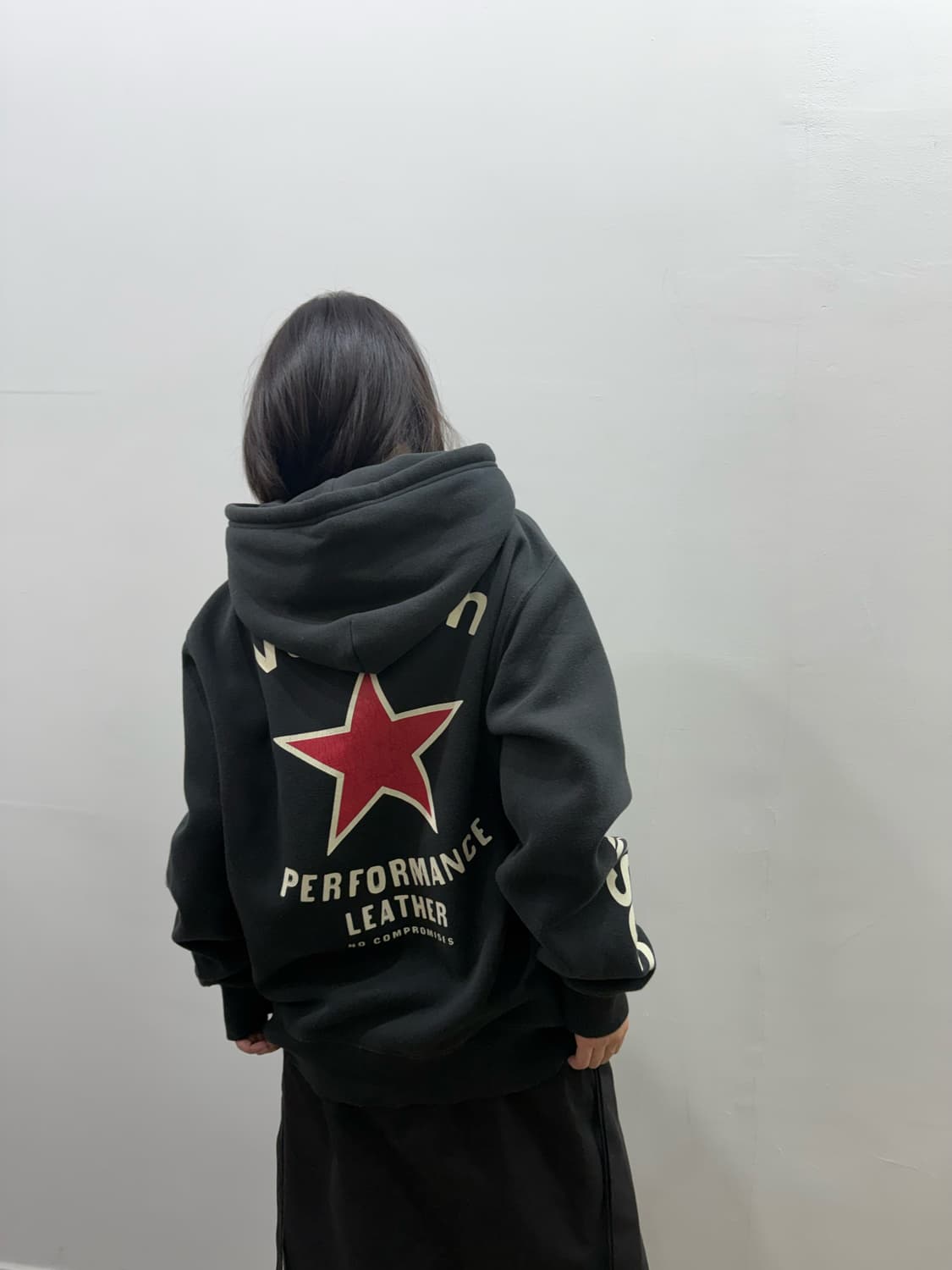 밴슨 오버핏 로고 후드집업 상품이미지3