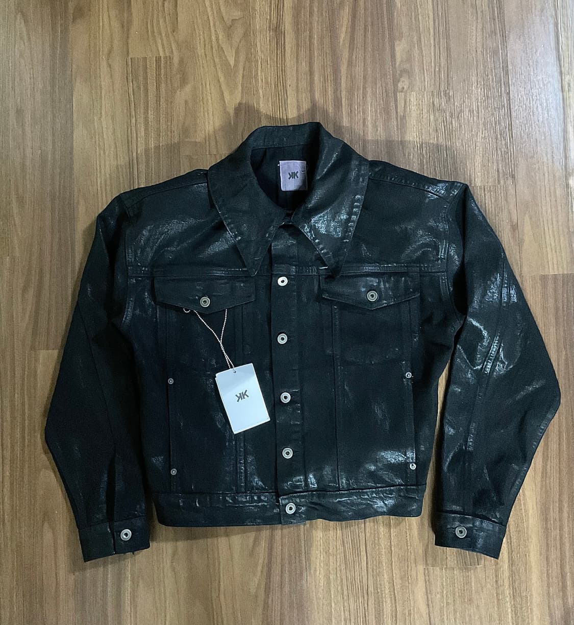 K-two studios waxed denim jacket 왁스 코팅 상품이미지4