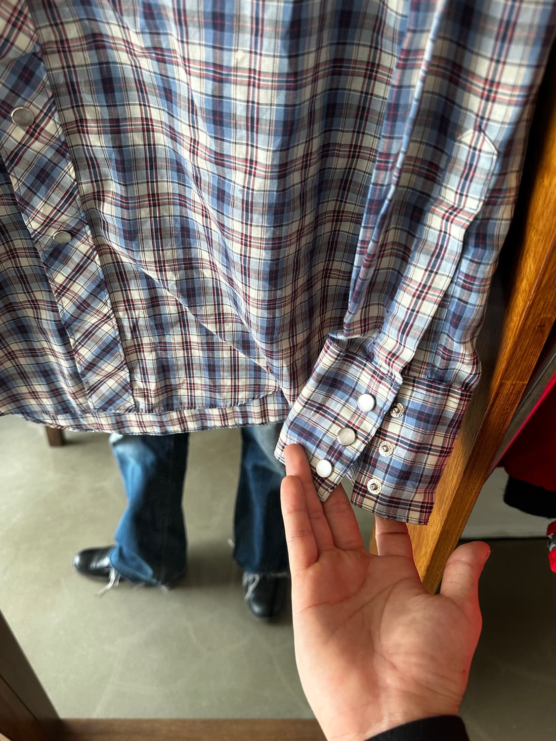 Authentic Western 체크 웨스턴 셔츠 상품이미지3