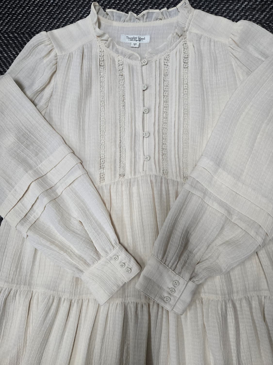 써스데이아일랜드 레이스 미니 원피스 상품이미지4