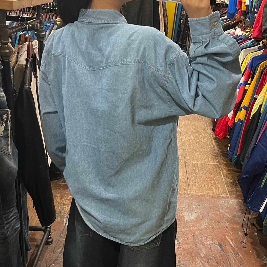 [HI]칼하트 데님 긴팔셔츠 상품이미지5