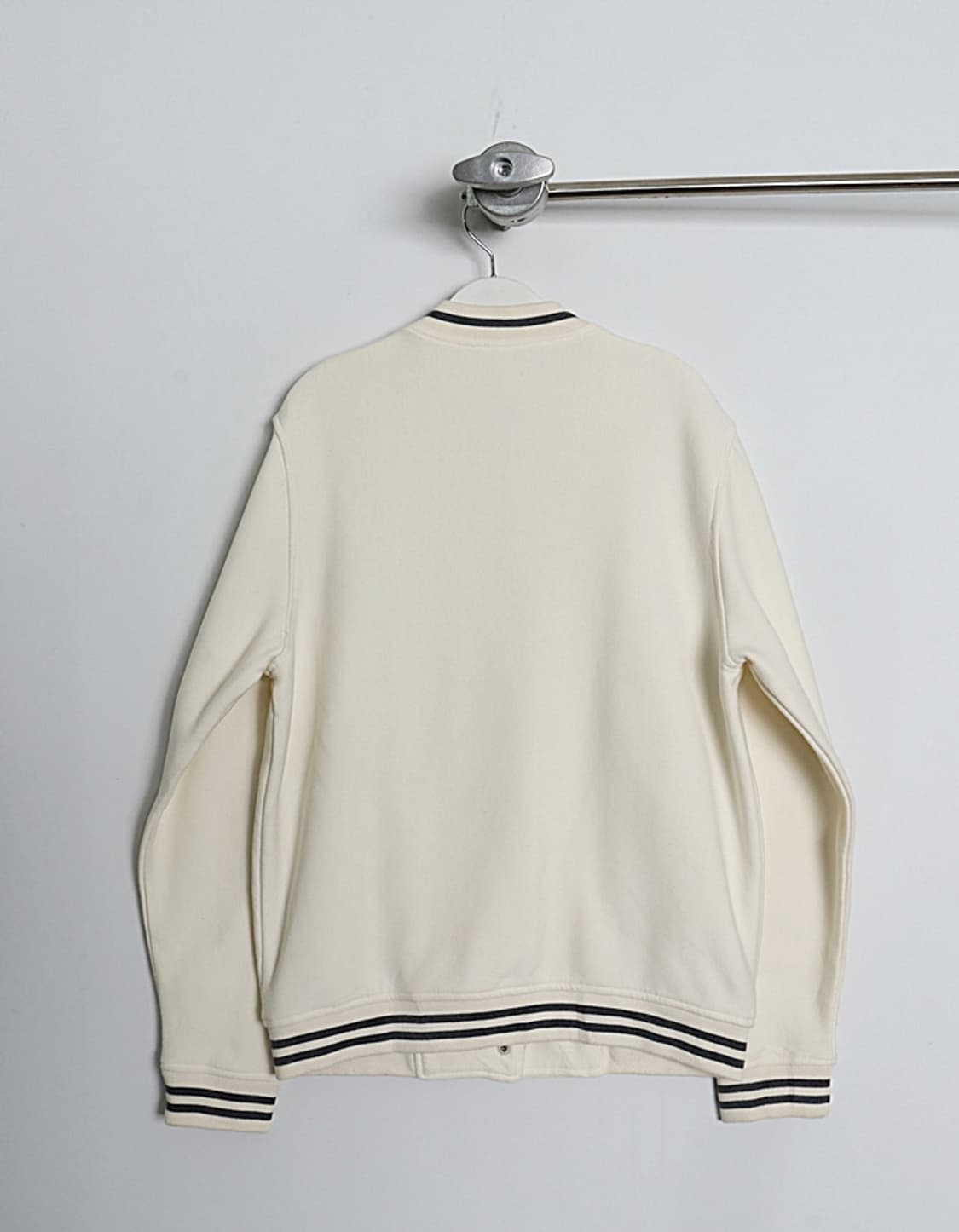 THE EMPORIUM Jersey Sweat Varsity Jacket 상품이미지5