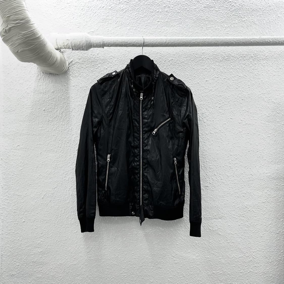 Active wind breaker black jacket 상품이미지3