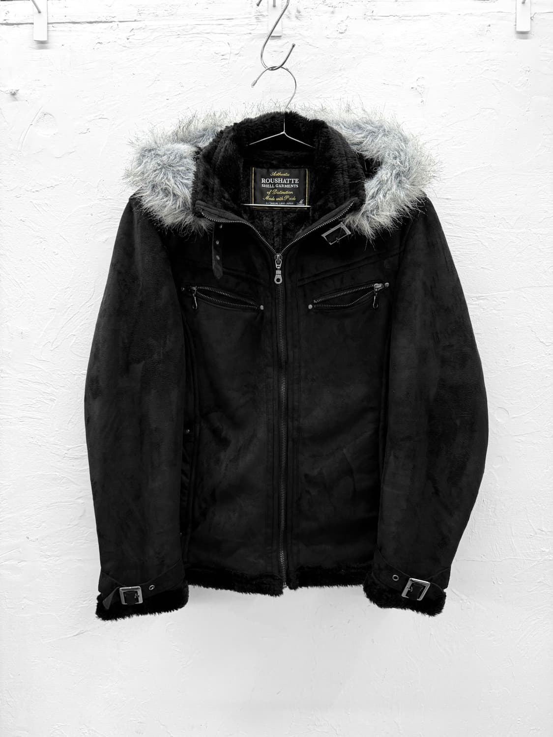 roushatte 스웨이드 퍼 무스탕 상품이미지1