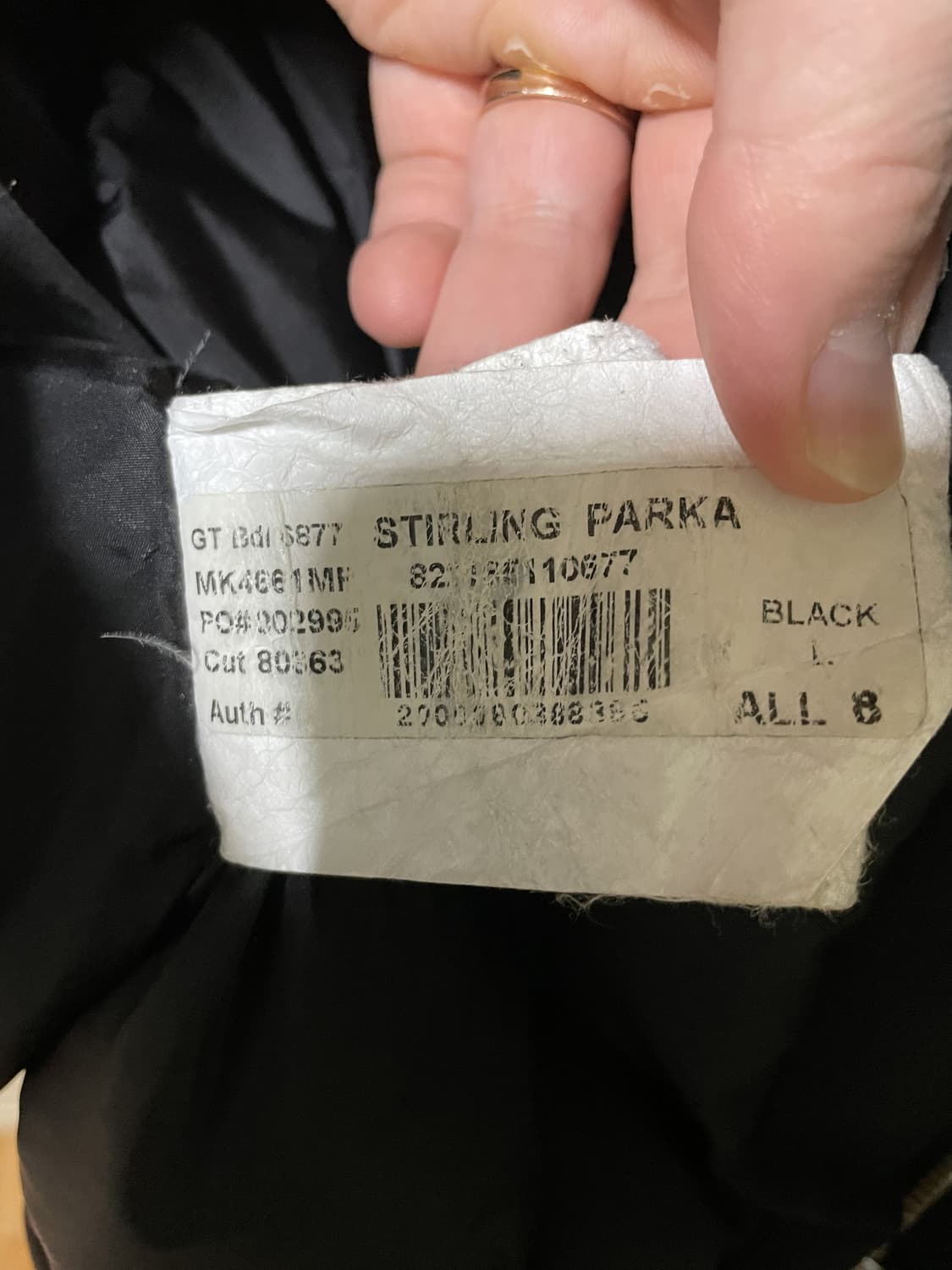 무스너클 남자 스틸링 파카 패딩 블랙 L사이즈 상품이미지9