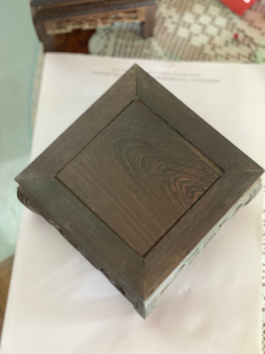 빈티지 일본 나무 미니스툴 좌대 받침대 소품 상품이미지6