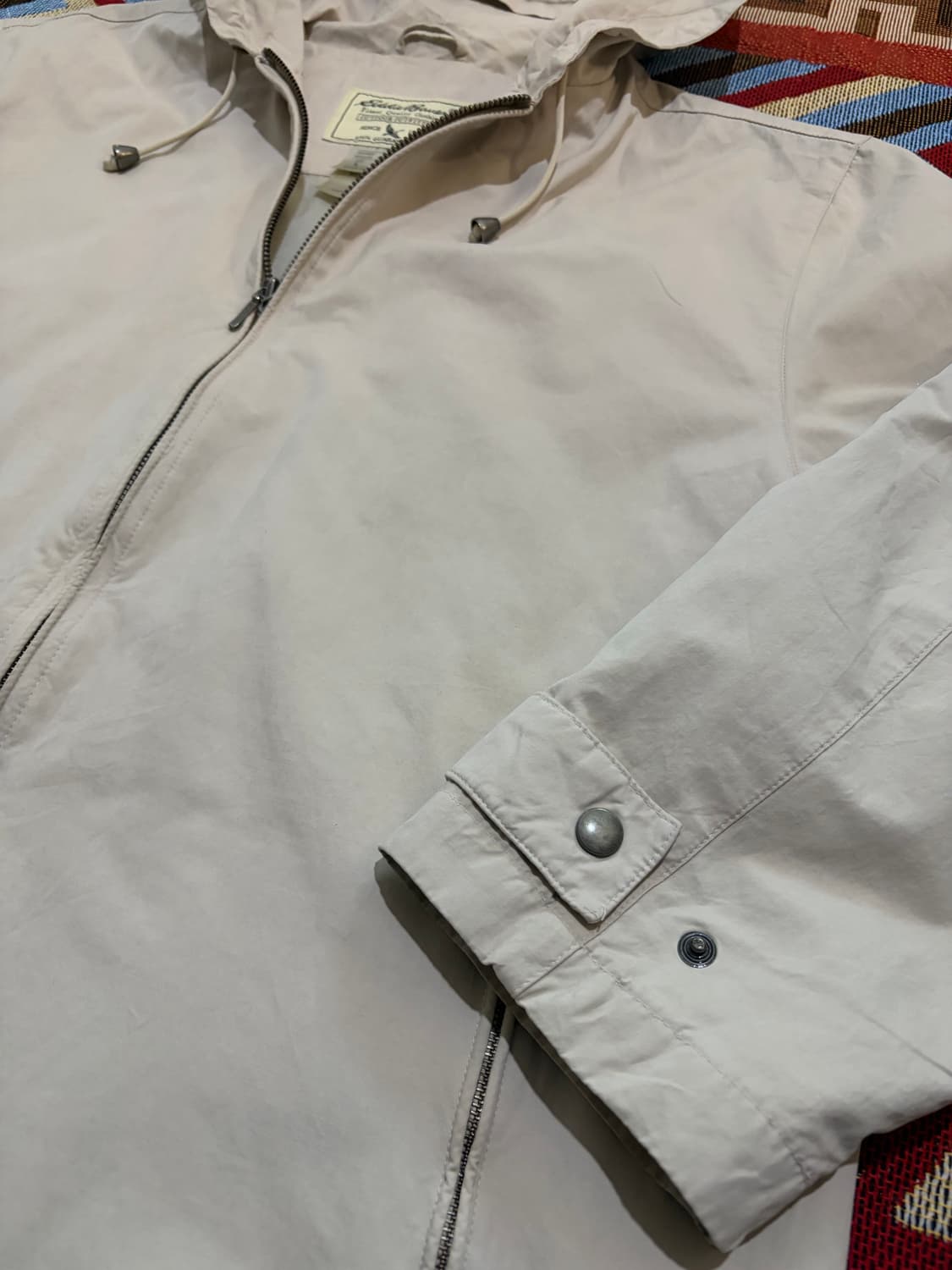 여성L) 에디바우어 후드 바람막이 레인자켓 상품이미지4