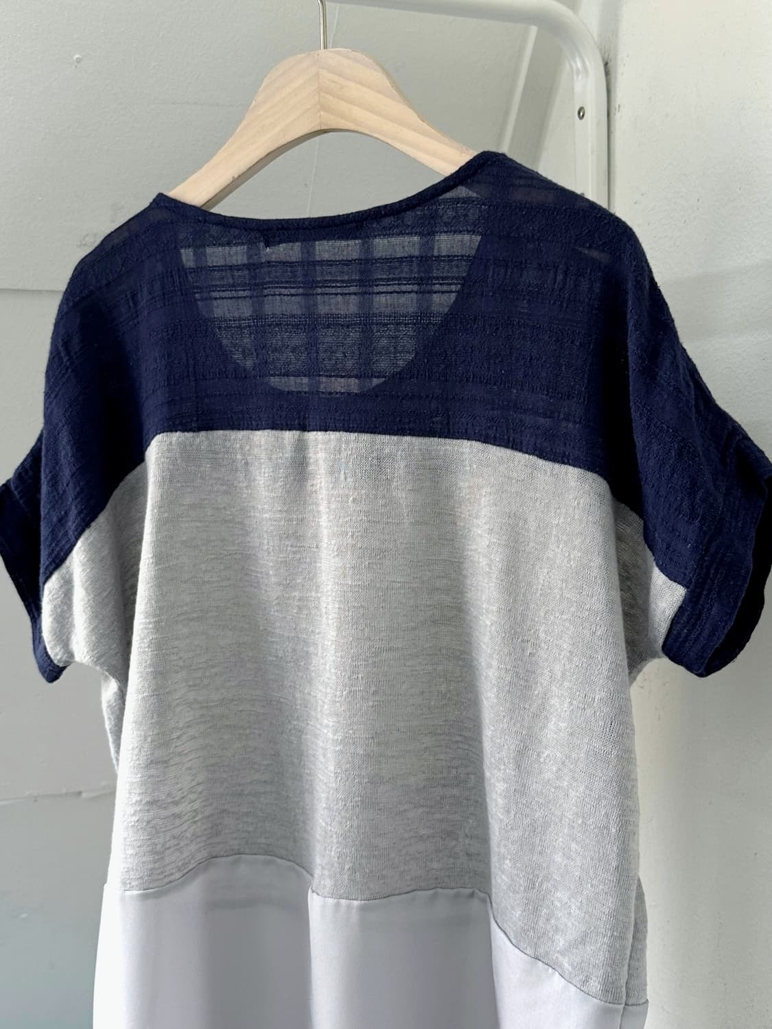 Design two tone panel wide top 상품이미지9