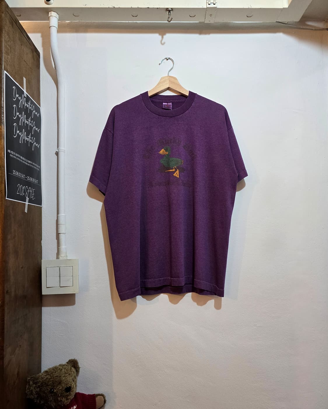 Fruit of The Loom 싱글 스티치 티셔츠 상품이미지1