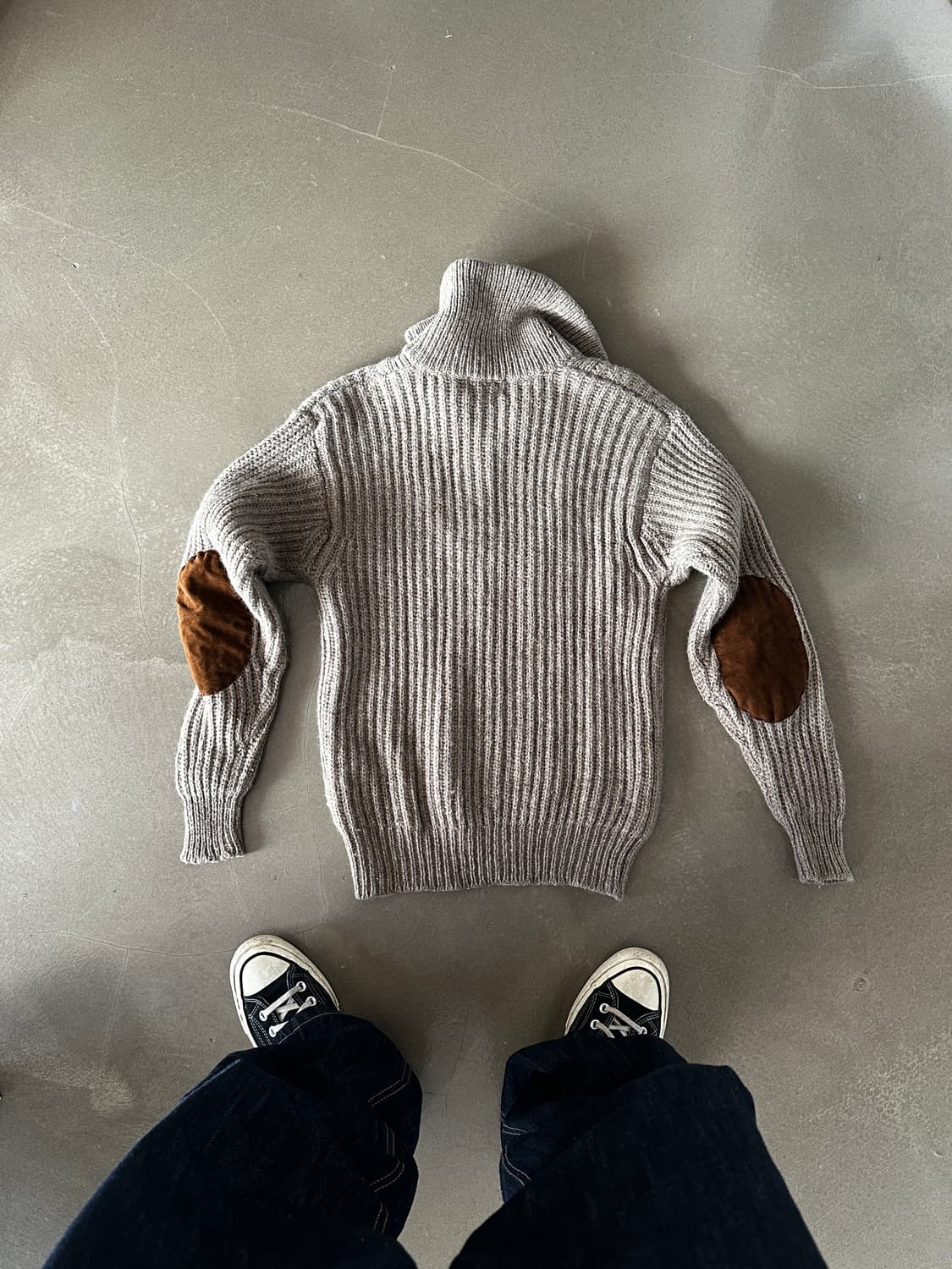 Rune chester 하프 집업 니트 상품이미지2